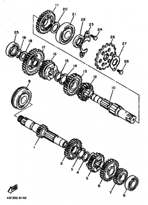 aus dem aktuellen online YAMAHA Ersatzteilkatalog