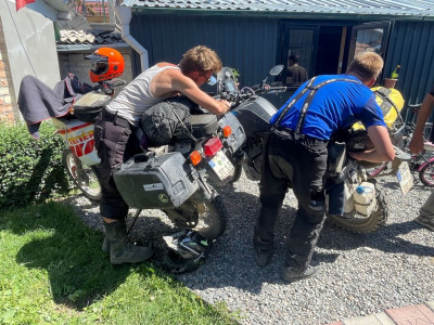 Sexy Bikerpose