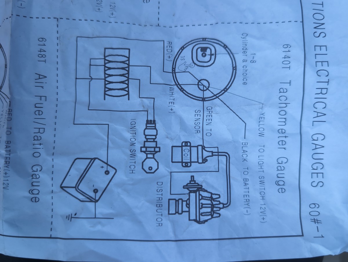 Die Anleitung. Leider zerknittert, da ich sie aus dem Müll zurückgeholt hab.